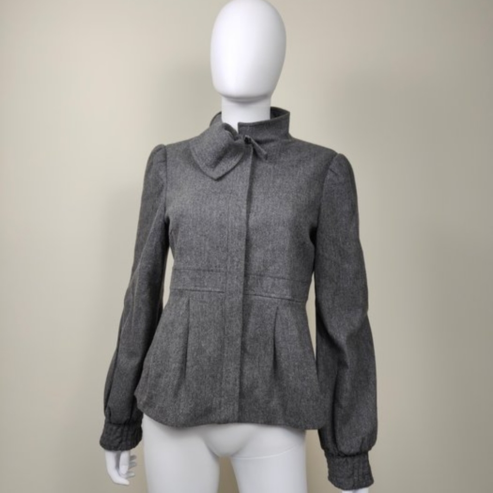 MaxMara Gray Pea Coat